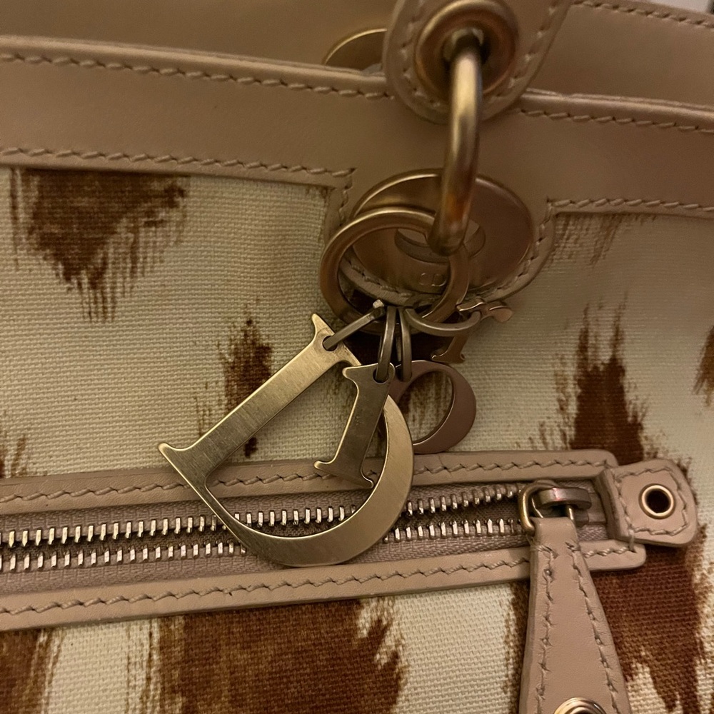 Dior Brown and Cream Women's Tote Bag - Picture 2 of 14